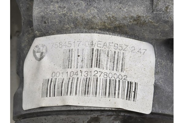 Complete differential BMW 5 F10 F11 3150 7584518 Product weight with unit packaging 13 3 kg