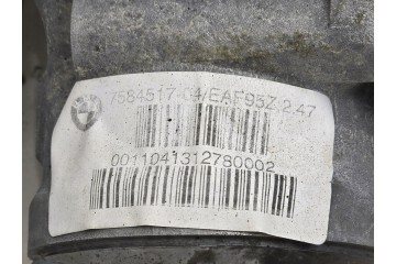 Complete differential BMW 5 F10 F11 3150 7584518 Product weight with unit packaging 13 3 kg