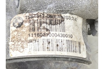 Complete differential BMW 5 F10 F11 3150 7584518 Product weight with unit packaging 13 3 kg
