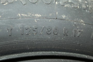 T125/80R17 99M NEUMATICO REPUESTO ALFA ROMEO GIULIETTA (191) Distinctive 2013 T125/80R17 99M 210280 ALFA ROMEO - 5