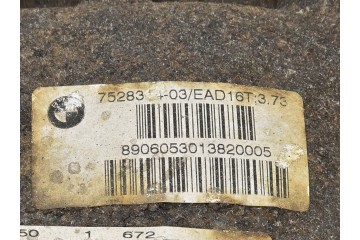 Complete differential BMW 6 E63 E64 3310 7560604 with gear ratio 3 73 Catalog number of the original 7560604