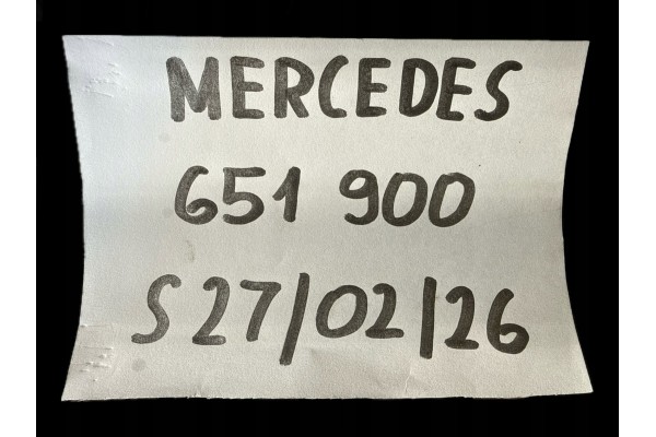 Mercedes 651900 2 2 diesel silnik kompletny z penym osprzetem gotowy Catalog number of the part 651900