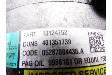 13124752 COMPRESOR AIRE ACONDICIONADO OPEL ASTRA H TWIN TOP Enjoy 2006 13124752 211441 OPEL - 3