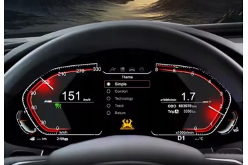 CMS Digital Clocks Counter DIGITAL BMW 5 E60 CCC CIC 12 3 Virtual Cockpit Car type passenger cars