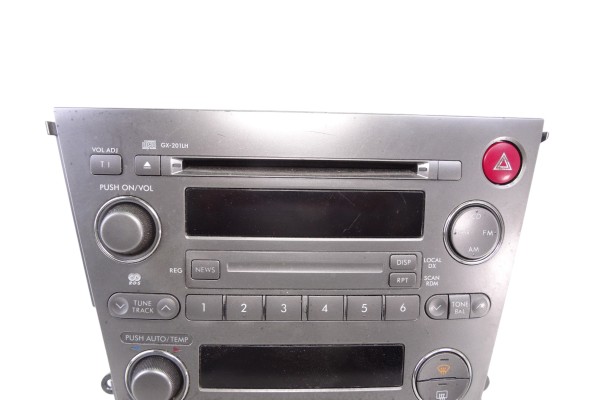 86201AG430 SISTEMA AUDIO / RADIO CD SUBARU LEGACY COMBI/ OUTBACK (B13/BP) 2.5 SW 2005 86201AG430 212200 SUBARU - 1