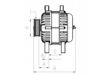 116009 CRG ALTERNATOR CARGO Catalog number of the part F032116009