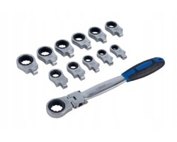 Set of ratchet and joint eye wrenches 8 19 mm