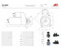NEW Starter CATERPILLA V60E V80E YALE 1985 2005 Customs tariff code 85114000