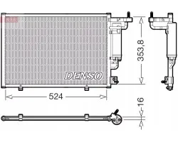 Condensador Denso DCN10059 para aire acondicionado
