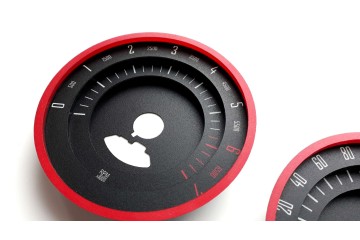 Dodge Challenger 2015 odometer dials from MPH to km Part manufacturer Moman