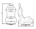 Sports chair SLIDE X3 material Black L EAN GTIN 5903713028611