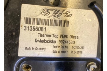 Calefactor estacionario (Webasto) Volvo V70 31366081