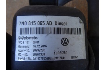 Calefactor auxiliar Webasto completo para SHARAN 7N y ALHAMBRA II