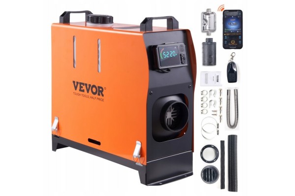 VEVOR Ogrzewanie postojowe Nagrzewnica 12V 8KW WABASTO Sterowanie Bluetooth