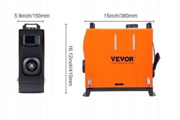 VEVOR Ogrzewanie postojowe Nagrzewnica 12V 8KW WABASTO Sterowanie Bluetooth EAN GTIN 840349928128
