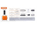 Calefactor estacionario diésel VEVOR 8KW con Bluetooth y compensación 