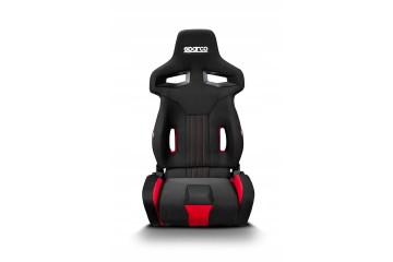 Armchair Sparco R333 black and red bucket