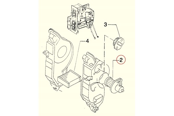 Blower heater motor Nissan ATLEON Catalog number of the part 27220 TK013