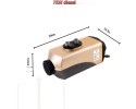 Parking heater Camper Truck Boat Heating Diesel 24V 7kW LCD Product weight with unit packaging 9 kg