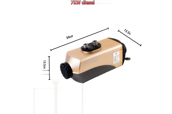 Parking heater Camper Truck Boat Heating Diesel 24V 7kW LCD Product weight with unit packaging 9 kg