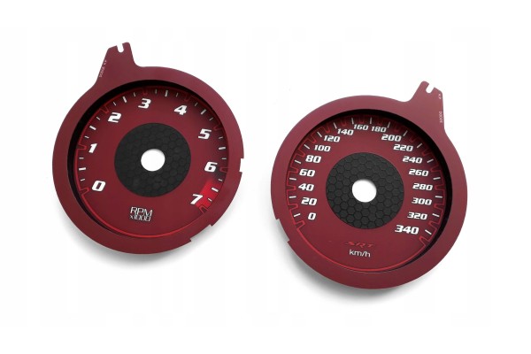 Dodge CHARGER SRT Hellcat odometer dials and clocks