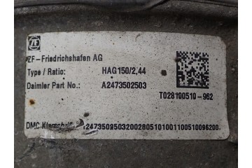 Puente diferencial trasero 2.0 d 140kW 2,44 MERCEDES GLB X247 20R