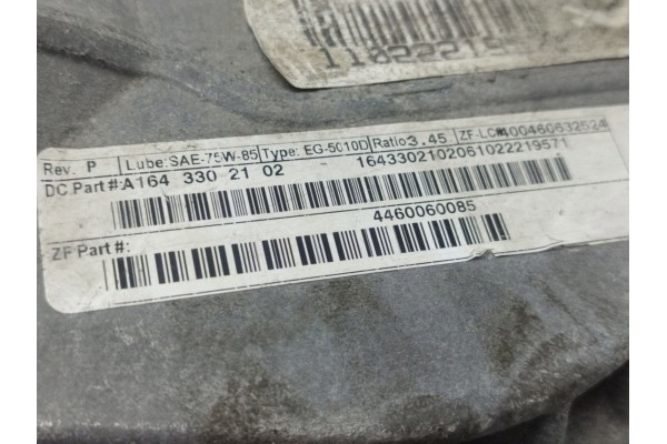 Diferencial delantero Mercedes-Benz ML W164 2011 A1643302102