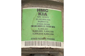 Diferencial Trasero Hyundai Santa Fe 2006 4780039300