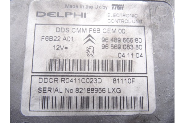 9648966680  CENTRALITA MOTOR UCE CITROEN C3 1.4 HDi 16V Exclusive 2004 9648966680 212903 CITROEN - 1