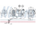 AIR CONDITIONING COMPRESSOR NISSENS 89394 Customs tariff code 84148080