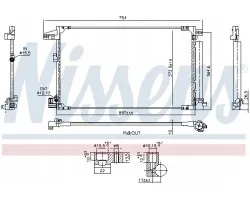 Condensador de aire acondicionado Nissens 940976