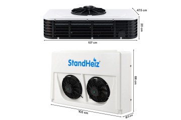 12V REFRIGERATION UNIT FOR CARS REFRIGERATED COMPRESSOR CARRIER FROST 20 Quality of parts according to GVO Q original with facto