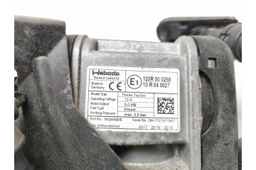 Parking heater Webasto Volvo S90 V90 9026496E Car type passenger cars