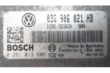 03G906021HB CENTRALITA MOTOR UCE VOLKSWAGEN GOLF V (1K1)(10.2003)