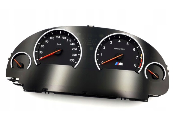 BMW X5 M X6 M M5 M6 odometer dials with MPH KMH Catalog number of the part 0089688088210