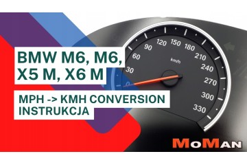 Esferas para BMW X5 M, X6 M, M5, M6 con indicadores MPH - KMH