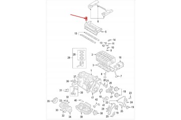 OE VAG 03H103429L VALVE COVER VW PASSAT 3 2FSI 11 Catalog number of the original 03H103429L