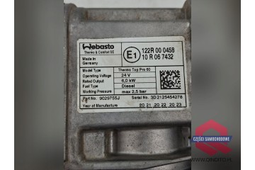 WEBASTO THERMO TOP PRO 38 DIESEL 24V 6 0 KW SCANIA Product weight with unit packaging 5 kg