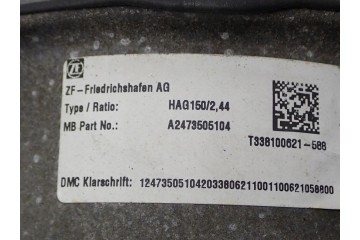 Puente diferencial trasero 2.0 D 110kW Mercedes GLA II H247 21R
