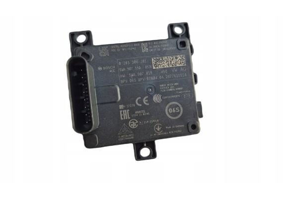 Radar Sensor Module ACC DISTRONIC Volkswagen Audi OE 5WA907550 NEW CLEAN Installation side front