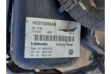 VW TOURAN 2 II CADDY 10 15r WEBASTO PARKING HEATER DIESEL 1K0815065AR Car type passenger cars