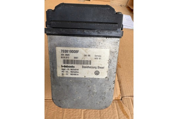 VW TRANSPORTER T5 YEAR 2013 WEBASTO DIESEL 7E0819008F Packaging status replacement
