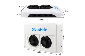 REFRIGERATION UNIT 12V INDUSTRIAL TRANSPORT CARRIER FROST 20 SET Quality of parts according to GVO Q original with factory logo 