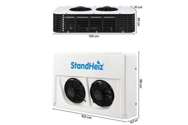 INDUSTRIAL CHILLER 12V HEATING COMPRESSOR CARRIER 20 SET Car type trucks cargo vans