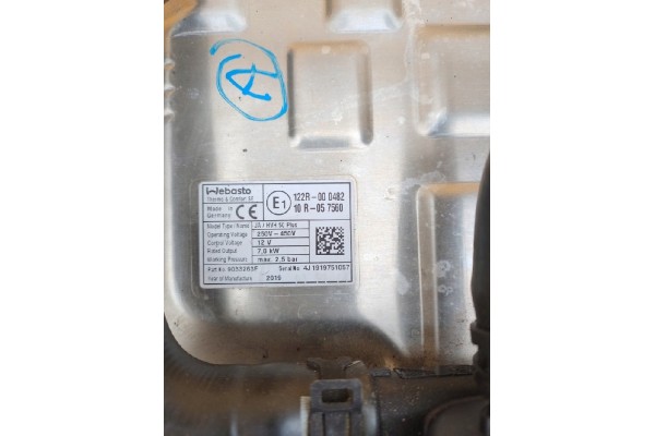 RANGE ROVER WEBASTO PODGRZEWACZ 122R000482 Car type 4x4 SUV