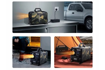 Calefactor diésel estacionario 8 kW, 12V/24V, con Bluetooth, control r