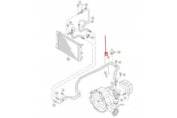 Línea de Presión de Aceite de Transmisión Automática AUDI A4 B8 8K0317