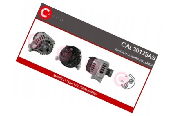 ALTERNATOR 12V 120A CASCO CAL30175AS