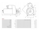 Starter AS PL S0195SR Customs tariff code 85114000