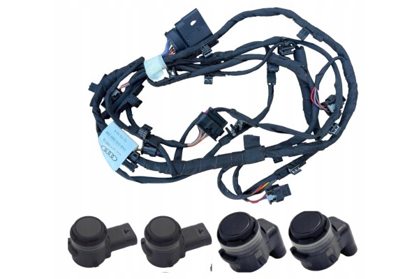 AUDI Q3 83A BUMPER HARNESS FRONT 83A971085Q installation 4x PDC sensor